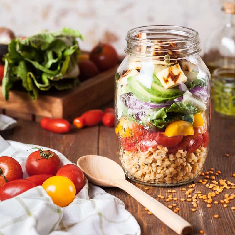 Picture of beautifully arranged food